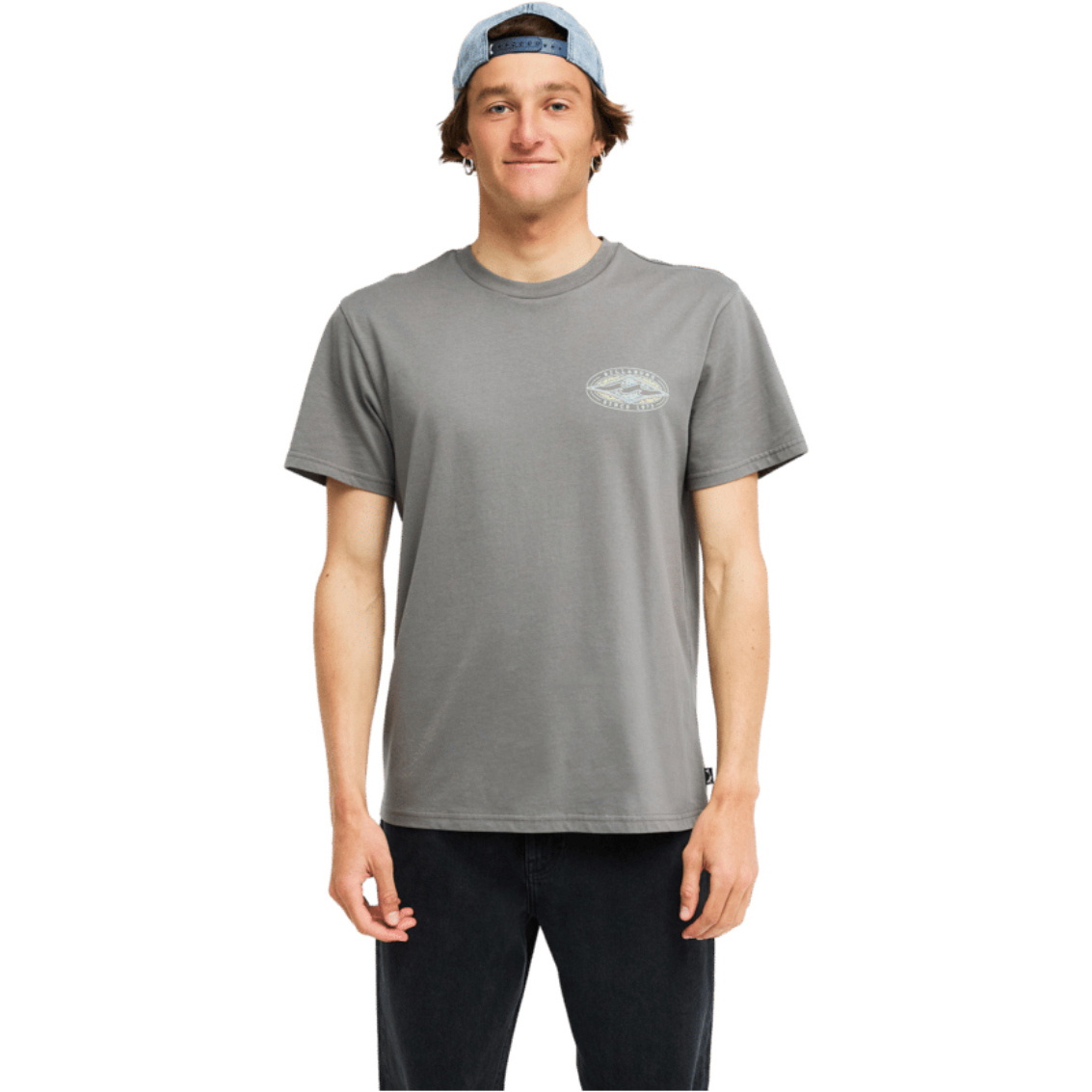 2026 Billabong Mens Diamond Vision T-Shirt EBYZT00619 - Pewter